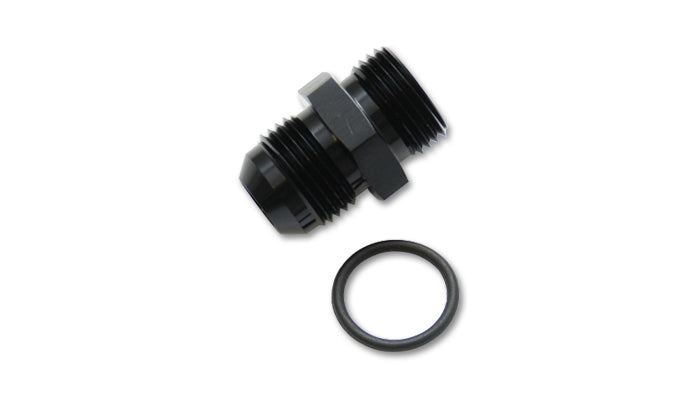 '-16AN Flare to AN Straight Cut Thread (1-1/6-12) with O-Ring Adapter Fitting