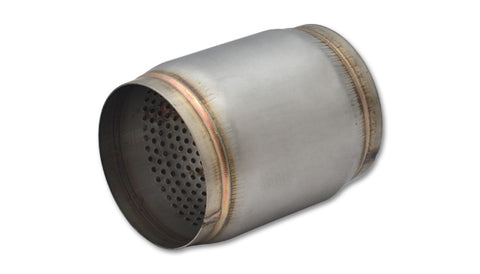 Stainless Steel Race Muffler, 3.5in inlet/outlet x 9in long