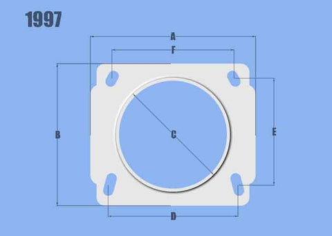 Mass Air Flow Sensor Adapter Plate for Mitsubishi applications