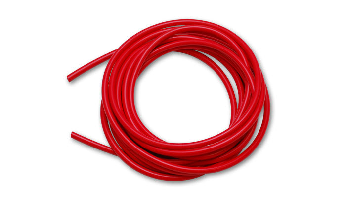 3/16in (5mm) ID x 25ft Silicone Vacuum Hose Bulk Pack - Red