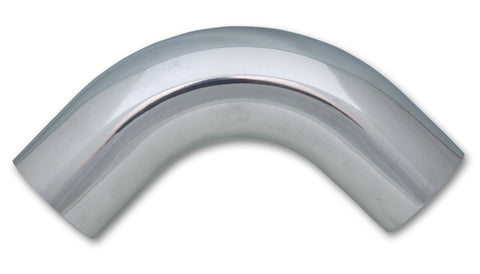 2.5in O.D. Aluminum Straight Tubing, 18in long - Polished