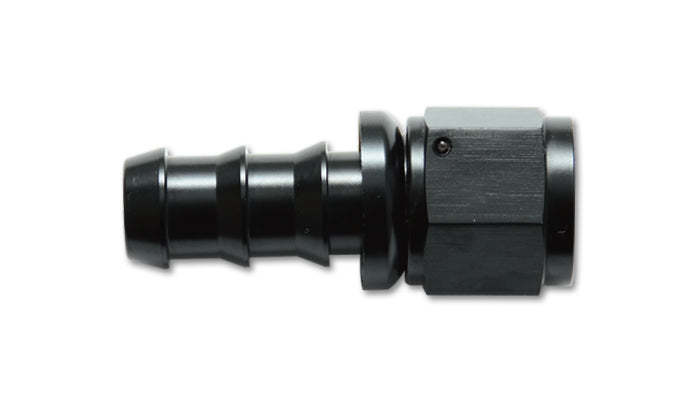 Straight Push-on Hose End Fitting, Size: -6AN