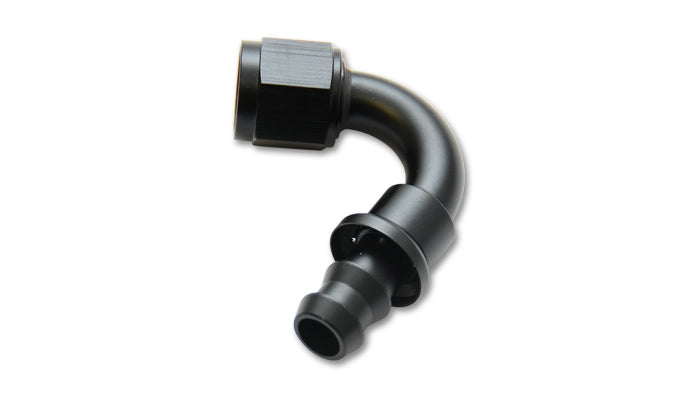 Push-on 120 deg. Hose End Elbow Fitting, Size: -8AN