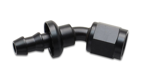 Push-on 30 deg. Hose End Elbow Fitting, Size: -4AN