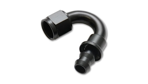 Push-on 150 deg. Hose End Fitting, Hose Size: -6AN