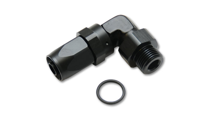 '-8AN Male 90 deg. Hose End Fitting, Thread 9/16-18 Thread (6)