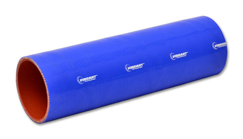 4 Ply Silicone Sleeve Coupler, 4in ID x 12in Long - Blue