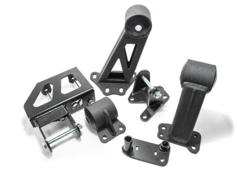 Innovative 94-01 Integra J-Series Black Steel Mounts 85A Bushings