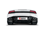 Akrapovic 16-16 Lamborghini Huracan LP 580-2 Coupe/Spyder Slip-On Line (Titanium) w/ Carbon Tips