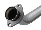 aFe Twisted Steel Y Pipe 2-2.5in SS Exhaust 12-17 Jeep Wrangler Unlimited V6-3.6L(4 Dr-Manual Trans)