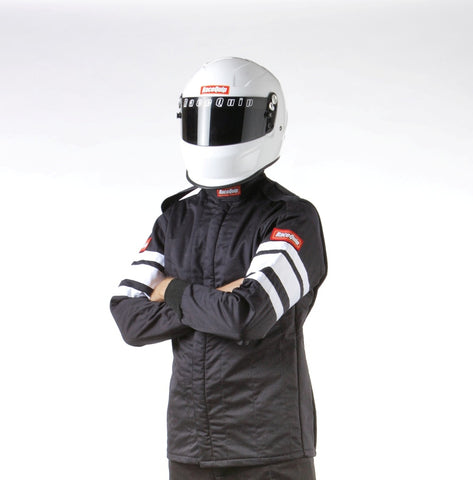 RaceQuip Black SFI-5 Jacket - 5XL