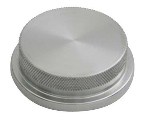 RADIATOR CAP COVER, ALUMINUM, KNURLED GRIP, FORD