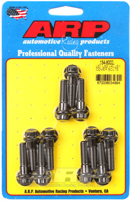 12-Pt Head Black Oxide Intake Manifold Bolts for Chevrolet Gen III/IV LS Series small block, valley