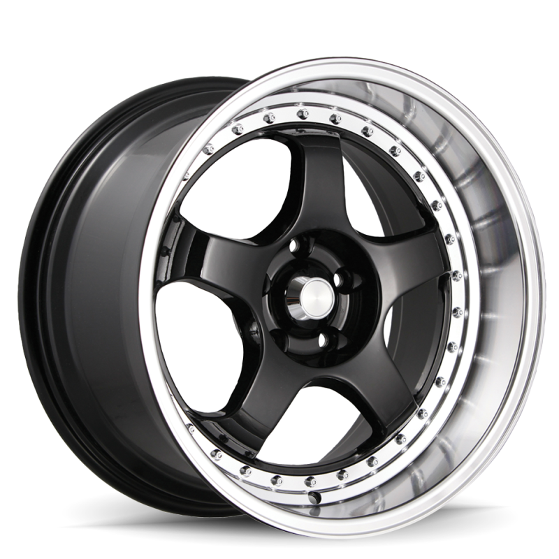 Konig SSM 18x8 5x100 ET42 Gloss Black w/ Machined Lip