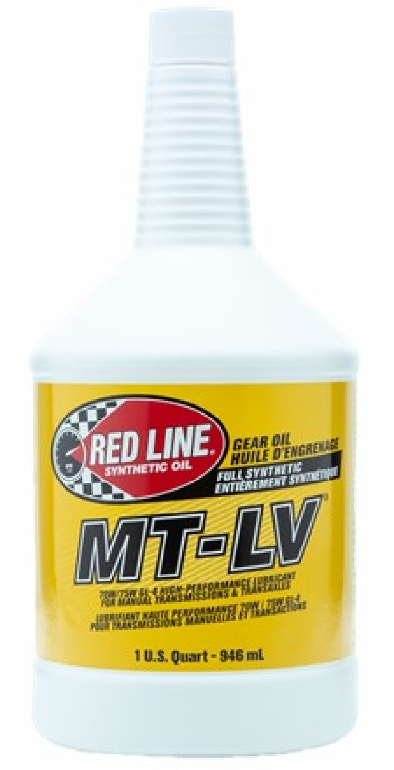 Red Line Synthetic Oil. MT-LV 70W/75W GL-4 Gear Oil