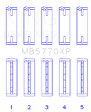 King Engine Bearings Nissan VK45DD/E/ VK50VE/ Vk56DE/VD (Size 0.26) Main Bearing Set