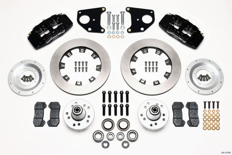 Wilwood Dynapro 6 Front Hub Kit 12.19in 62-72 CDP B & E Body-Drum