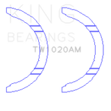 King Engine Bearings 05-12 Nissan VQ40DE 6 Cyl Thrust Washer Set