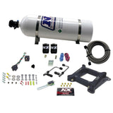 Nitrous Express 4150 Gemini Pro-Power Nitrous Kit (100-500HP) w/15lb Bottle