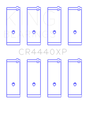 King Ford Cortina 2000 XL - European (Size STD) Performance Rod Bearing Set