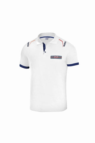 Sparco Polo Martini-Racing Large White