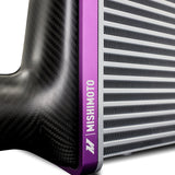 Mishimoto Universal Carbon Fiber Intercooler - Matte Tanks - 525mm Silver Core - S-Flow - R V-Band