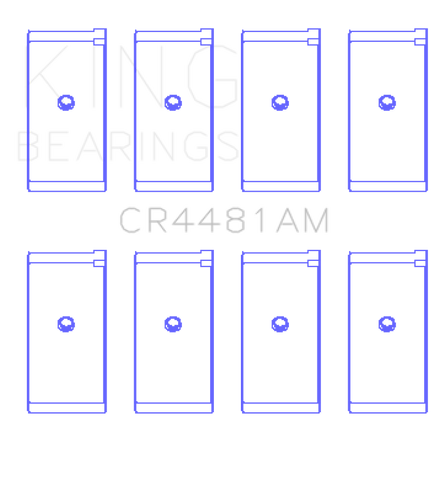 King Mitsubishi 4G63/4G64 6 Bolt 1st Gen DSM (Size 0.50mm) Rod Bearing Set