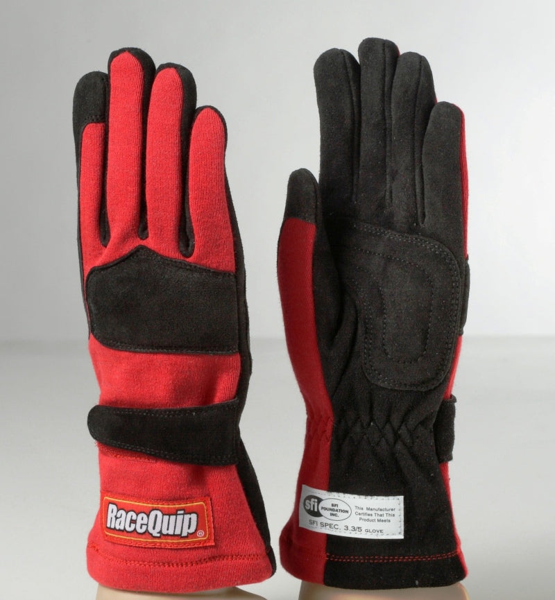 RaceQuip Red 2-Layer SFI-5 Glove - Large