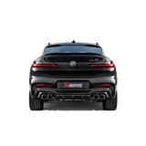 Akrapovic 2019+ BMW X4M Rear Carbon Fiber Diffuser - High Gloss