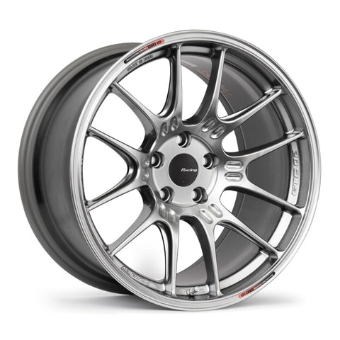 Enkei GTC02 19x9 5x114.3 30mm Offset 75mm Bore Hyper Silver Wheel