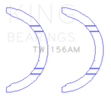 King Engine Bearings Mazda FP/FS Thrust Washer Set