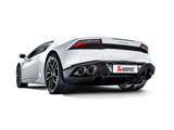 Akrapovic 16-16 Lamborghini Huracan LP 580-2 Coupe/Spyder Slip-On Line (Titanium) w/ Carbon Tips