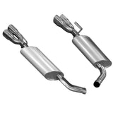 Kooks 2011+ Chevrolet Caprice PPV OEM 3in Axleback Exhaust w/Polished Oval Mufflers