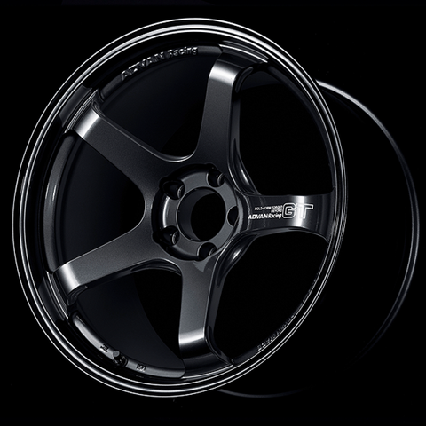 Advan GT Beyond 19x10.5 +32 5-112 Racing Titanium Black Wheel