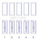 King Engine Bearings 2007 Mini Cooper N14B16 Main Bearing Set - Size +.3mm