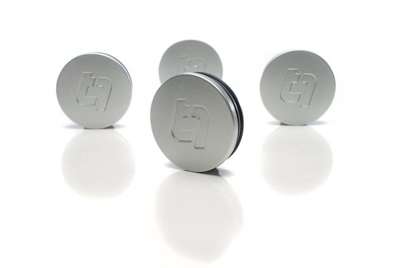 Titan 7 Center Cap / Flat 58mm Bore (4 Pack) - Iridium Silver