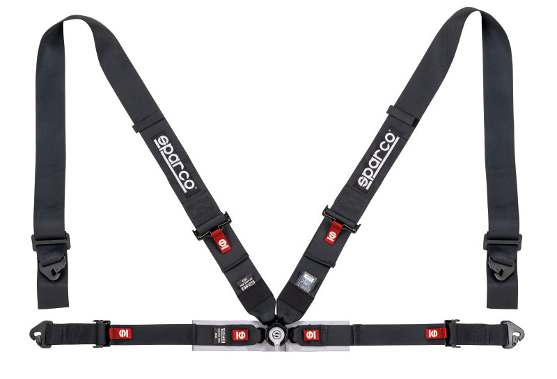 Sparco Belt 4Pt 3in/2in Competition Harness - Black