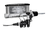 Wilwood HV Tandem M/C Kit w L/H Bracket & Prop Valve - 15/16in Bore Ball Burnished-W/Pushrod