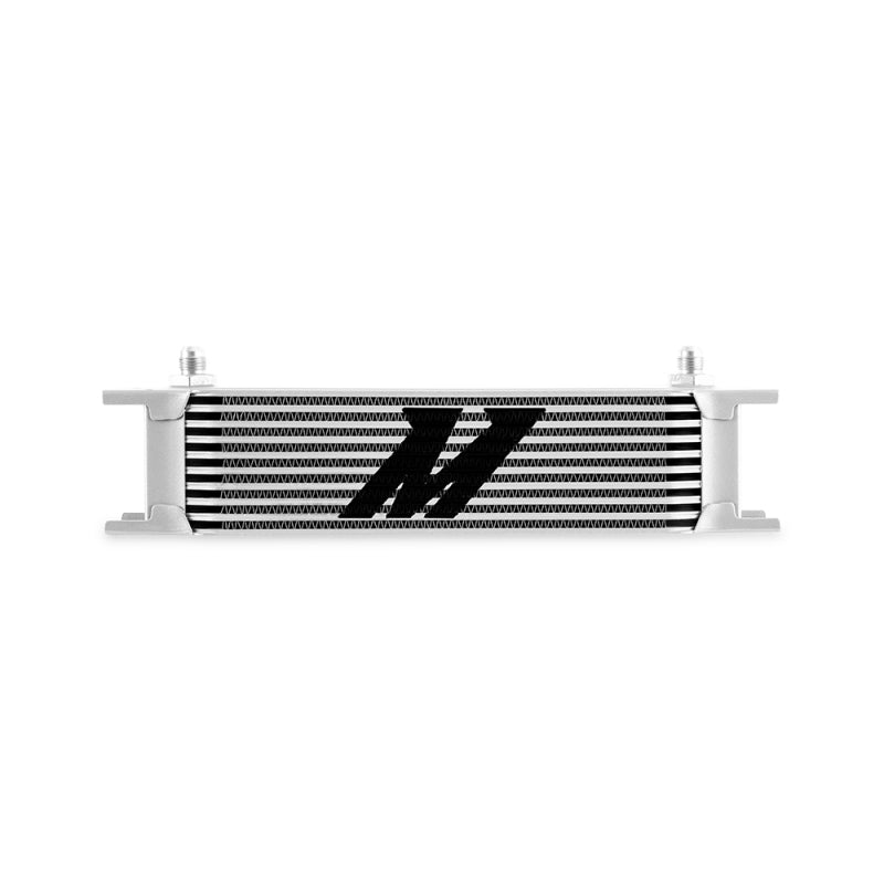 Mishimoto Universal -6AN 10 Row Oil Cooler - Silver