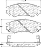 StopTech 91-94 Nissan Sentra Street Select Front Brake Pads