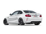 Akrapovic 16-17 BMW M2 F87 (Excl M2 Competition) Evolution Line Cat Back (Titanium) w/Carbon Tips