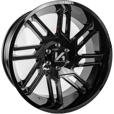 DaVinci Off Road Wheels Gloss Black 22x10 6x135 -25 87.1mm Arkon Off Road