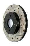 StopTech 03-09 Chrysler PT Cruiser Tur / 03-05 Dodge Neon SRT-4 Front Left Slotted & Drilled Rotor