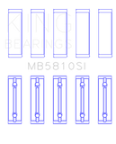 King Engine Bearings Toyota 2AR-FE, 2AR-FXE Crankshaft Main Bearing Set