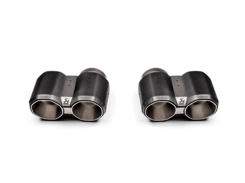 Akrapovic 2021+ BMW G87 M2, G80 M3 & G82 M4 Octagonal Carbon Design Tail Pipe Set