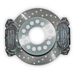 Rear Dual Drag Race Brake Kit 8.8 Housing Ends With Stock C-Clip Axles 5 Lug 1/2" Studs-1