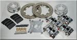 Rear Dual Heavy Duty Brake Kit Small Bearing Ford Housing Ends