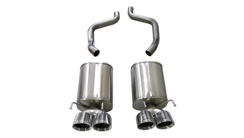 Corsa 2005-2007 Chevrolet Corvette (C6) 6.0L/6.2L Polished Sport Axle-Back Exhaust w/4.5in Tips