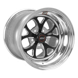 Weld S76 15x8 / 5x4.5 BP / 6.5in. BS Black Wheel (Low Pad) - Non-Beadlock