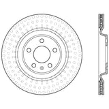 Stoptech 10-19 Audi S4 Premium Rear CryoStop Brake Rotor